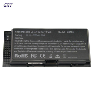Batterie d'ordinateur portable de haute qualité pour Dell Precision M4600 M4700 M6600 M6700 97KRM KJ321 X57F1 3DJH7 Prix d'usine OEM Bonne qualité - Product Image 3
