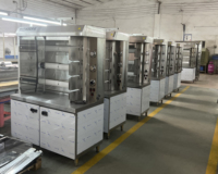 Rôtissoire commerciale automatique en acier inoxydable Libermann, grande capacité, four vertical à gaz pour poulet