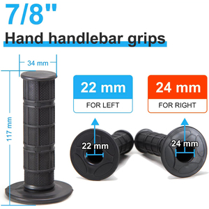 Manopole Universali in Gomma per Moto da 22mm (7/8 Pollici) di Alta Qualità, Antivibrazioni e Confortevoli - Product Image 4