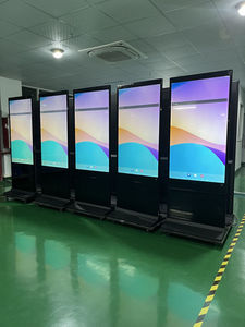 Người sử dụng 43 49 55inch trong nhà tầng đứng không dây màn hình cảm ứng kiosk sinage hiển thị <span class=keywords><strong>LCD</strong></span> Máy nghe nhạc quảng cáo kỹ thuật số Totem - Product Image 4
