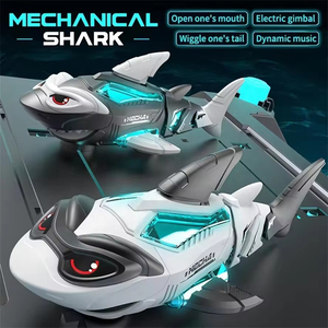 MILI vente chaude enfants jouets jouets électriques à piles universel roue <span class=keywords><strong>requin</strong></span> queue secouer <span class=keywords><strong>Robot</strong></span> <span class=keywords><strong>requin</strong></span> <span class=keywords><strong>jouet</strong></span> avec musique légère - Product Image 2