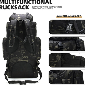 Mochila de Senderismo y Montañismo de Gran Capacidad, Impermeable, con Bolsa de Hidratación para Deportes al Aire Libre, Muestra Gratuita - Product Image 6