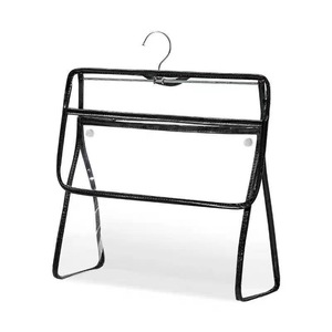 Transparent Wall Mounted Waterproof PVC Storage Bag With Phone Pocket For Bathroom Use - Product Image 2