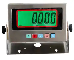 Stainless steel weighing scale indicator