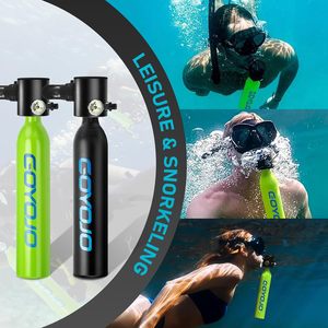 GOYOJO 0.5L Mini bombola subacquea, Kit serbatoio subacqueo portatile, serbatoio polmonare ricaricabile da 3000 PSI per 6-12 minuti di allenamento per la respirazione subacquea - Product Image 4
