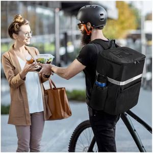 Mochila de Reparto de Pizza Aislada, Ecológica y Moderna para el Verano, Bolsa Refrigerante Portátil Reutilizable para el Transporte de Alimentos para Damas - Product Image 6
