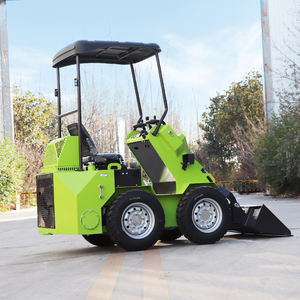 Minicargadora con Dirección Deslizante, con Ruedas Delanteras, 16.8KW, 1100kg, 1 Año de Garantía, Motor Rato, Bomba Wanye, para Uso en Jardinería, Granjas y Construcción - Product Image 4