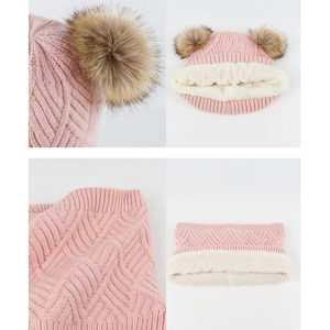Gorros para niños Bufandas <span class=keywords><strong>Guantes</strong></span> Tres piezas Otoño e invierno Nuevos gorros cálidos para bebés <span class=keywords><strong>Bufanda</strong></span> Conjunto de <span class=keywords><strong>guantes</strong></span> - Product Image 5
