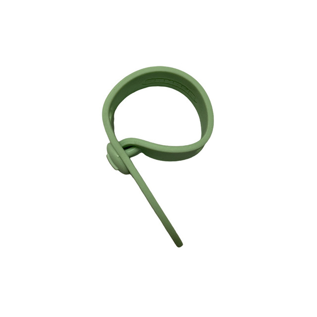 Silicone Band Office Kitchen Cable Ties Reusable Wrap Bag Clip Accessories Custom