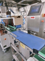 Machine d'emballage automatique de boîtes contrôlée par PLC, combinant pesage, comptage et moteur à économie d'énergie pour cartons en papier