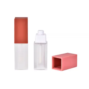 Bán Buôn Nhãn Hiệu Riêng Mini Lip Gloss Chai Thực Vật Plumping Lip Gloss Ống Bao Bì Vuông Tự Nhiên Plumping Lipgloss Ống