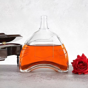 Bouteille en <span class=keywords><strong>verre</strong></span> de luxe 700 ml pour <span class=keywords><strong>whisky</strong></span>, brandy, vodka, vin, liqueur, gin, rhum, alcool, XO - Product Image 4