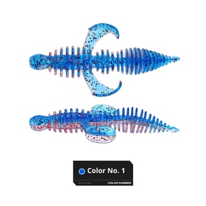Nouvelle Leurre Souple PVC Bicolore à Queue Aiguille, Type Ver, pour la Pêche à la Carpe, Flottant, Wobbler, Swimbait - Product Image 1