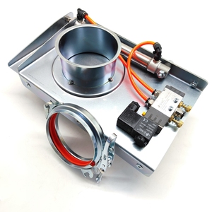 Acciaio zincato <span class=keywords><strong>ID</strong></span> <span class=keywords><strong>4</strong></span> "industriale collettore di polvere per aspirapolvere Blast Gate valvola pneumatica a saracinesca per la raccolta della polvere - Product Image 6