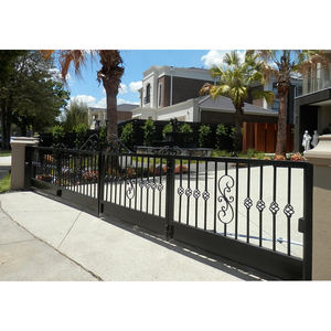 מתכת מתקפל השערים העיקריים cantiamel שער ברזל יצוק חתוך וילה קיפול שער קיפול - Product Image 3