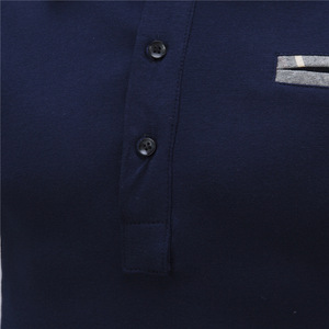 자수 상표 로고를 가진 본래 반팔 반대로 수축 골프 주문 폴로 우연한 폴리에스테 면 남자의 폴로 T-셔츠 - Product Image 4