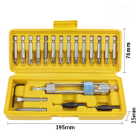 Kit d'outils de réparation multifonctionnel en acier chromé industriel de 20 pièces, clé à douille, tournevis à cliquet, OEM pour la réparation automobile
