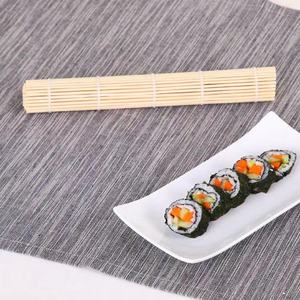 Tapis à rouler en bambou blanc et vert pour <span class=keywords><strong>sushi</strong></span>, de haute qualité, style feuille de bambou, <span class=keywords><strong>masago</strong></span> roe 27cm 24cm - Product Image 3
