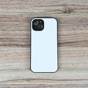 เคสโทรศัพท์พลาสติกใส PC ยางสีดำสำหรับ iPhone 13 14 & 15ซีรีส์ถ่ายโอนความร้อนได้2D ตามต้องการ - Product Image 2