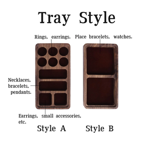 OEM ODM personalizzabile mese di nascita fiore perfetto anniversario <span class=keywords><strong>regalo</strong></span> per il suo gioiello personalizzato impilabile portagioie in legno - Product Image 5