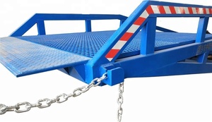 Rampa de muelle de acero móvil de almacén de fábrica Rampa de contenedor de carga hidráulica para logística de carga disponible - Product Image 3