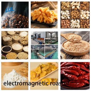 Machine à torréfier les cacahuètes, les graines et les noix en acier inoxydable de qualité commerciale, <span class=keywords><strong>torréfacteur</strong></span> à air chaud, grande capacité, production de 500 kg - Product Image 3