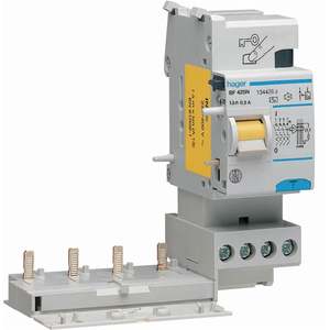 BF425N Personalizzabile con blocco differenziale Hager 4P 25A tipo A 300mA 3M - Product Image 1