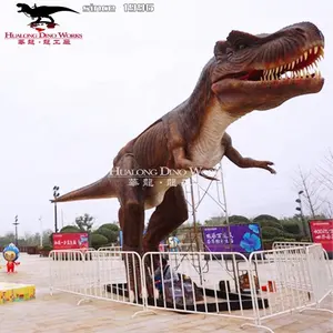 Natural Size Dinosaur King T-rex and Realistic Animatronic Dinosaurs
