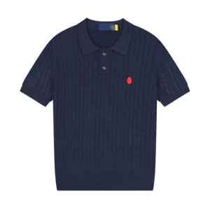 T-shirt <span class=keywords><strong>polo</strong></span> en tricot personnalisé pour homme avec logo brodé, coton de haute qualité, manches courtes, <span class=keywords><strong>polo</strong></span> pour homme, Habits Homme - Product Image 2