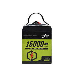 XINGTO 공장 프로모션 고출력 리포 <span class=keywords><strong>16000mAh</strong></span> 14S 리튬 이온 배터리 팩 농업용 작물 보호 드론 UAV용 - Product Image 1