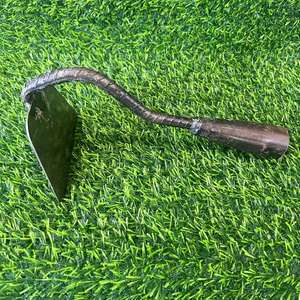 Houe creuse tout acier, lame de 8 pouces, largeur de 6 pouces, en acier au carbone, outil de jardinage pour le désherbage, le retournement du sol et le défrichement - Product Image 5