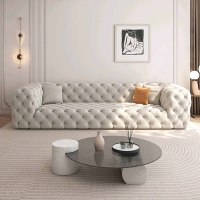 Ensemble de canapé-lit en tissu pour salon, haute densité, 3 places, coloré, modulaire, pour appartement, hôtel, entrepôt, villa