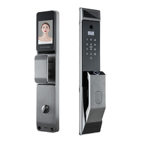 Videoportero con Reconocimiento Facial 3D Automático, Biométrico, Huella Dactilar, Control Remoto WIFI Tuya, NFC, Contraseña, Cámara, Cerradura Inteligente para Puerta