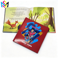 Impression de livres d'histoires pour enfants en anglais OEM, livre illustré relié, illustration personnalisée, impression couleur intégrale pour la lecture des enfants