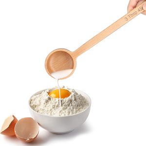 Bộ 4 Thìa Đo Lường Bằng Gỗ Tốt Nhất, Muỗng Múc Cà Phê Bằng Gỗ Muỗng Và Muỗng Cà Phê - Product Image 5