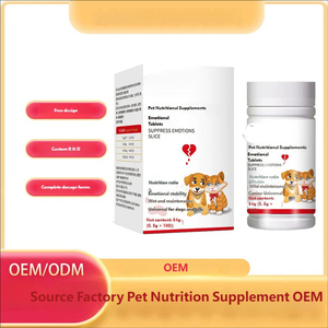Dogs Cats Fast Absorption Pet Calming Tablets Relieve Heat Stress Reduce <strong>Anxiety</strong> All Life Stages Pet Nutritional Supplements - Product Image 2
