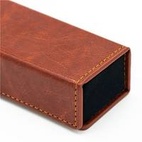 Boîte à dés DND en cuir personnalisée en usine, étui à dés rectangulaire avec fermeture magnétique pliable