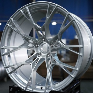 Rines Forjados de Estilo Cóncavo Profundo en Plata Brillante, Compatibles con 330 430 530 M2 M3 M4 A5 A6 7A 7 y Otros Autos - Product Image 2