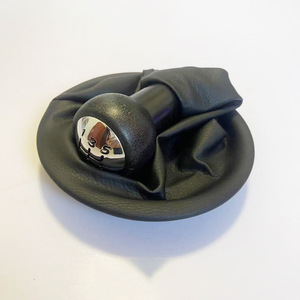 Chen Can Car Gear <b>Knob</b> Black Leather <b>Shift</b> <b>Knob</b> Dust Cover For Peugeot Citron Integrated - Product Image 1