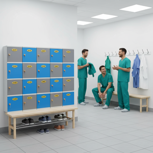 Armoire <span class=keywords><strong>de</strong></span> rangement entièrement en plastique, étanche et inodore, <span class=keywords><strong>de</strong></span> taille personnalisable, pour usage intensif en milieu hospitalier et des établissements médicaux - Prix <span class=keywords><strong>de</strong></span> gros - Product Image 1