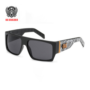 <span class=keywords><strong>แว่น</strong></span>กันแดดทรงเหลี่ยมขนาดใหญ่สไตล์ OG รุ่น <span class=keywords><strong>Locs</strong></span> ปี 2026 แนวชิคาโน ฮาร์ดคอร์ กังสต้า ป้องกันรังสียูวี 400 - Product Image 3