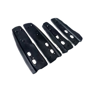 Ensemble de 4 tapis en caoutchouc pour porte-bagages de toit de voiture Highlander, matériau ABS, fixation par boulons, pour 2009 2010 2011 2012 2013 2014 - Product Image 1