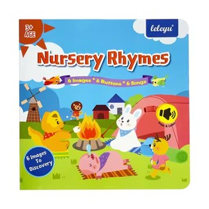 Livre Audio Enfants <span class=keywords><strong>Comptines</strong></span> Apprentissage Livre Son Bébé Jouets Éducatifs - Product Image 1