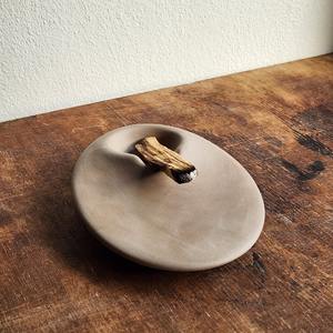 İskandinav meditasyon ev dekor palo santo tutucu sandal aromatik oval şekil seramik adaçayı tutucu - Product Image 3