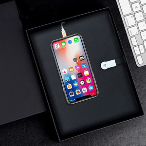 Tùy Chỉnh <span class=keywords><strong>Led</strong></span> <span class=keywords><strong>Light</strong></span> Logo A5 Kích Thước 8000Mah Sạc Không Dây Ngân Hàng Điện Nhật Ký Máy Tính Xách Tay Với Usb - Product Image 5