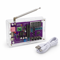 Kit Electrónico de Radio FM DIY, 87-108MHz, Frecuencia Ajustable, Pantalla Digital, Proyecto de Soldadura, Práctica de Soldadura, RDA5807S