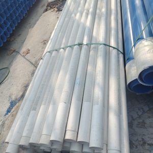 Tuyau de drainage en PVC perforé de 100 mm, construction flexible, épaisseur de 2 mm, tuyau en plastique moulé durable, connexion par colle, tubes en plastique - Product Image 2