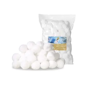 出厂价格白色过滤海绵球用于游泳过滤器