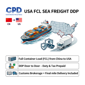 Transporte Marítimo LCL de China a Estados Unidos DDP, Envío Puerta a Puerta con Agente de Aduanas e Impuestos Pagados - Product Image 1