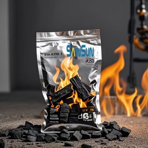 Customized 5kg 10kg 2kg 2.5kg 1.5kg Outdoor <b>Bbq</b> Lump <b>Coal</b> Packaging Recycling Charcoal <b>Bags</b> With LOGO - Product Image 4